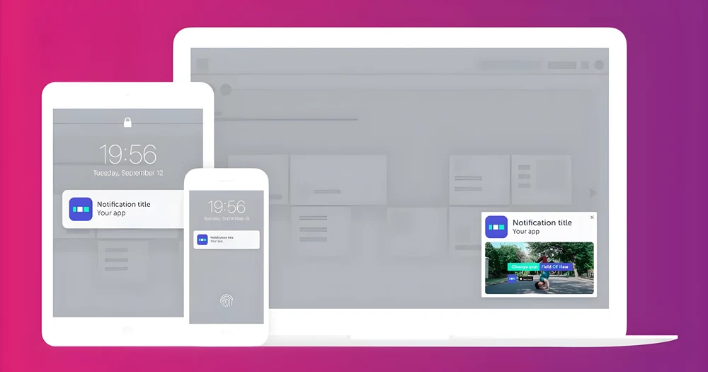 تبلیغات push notification
