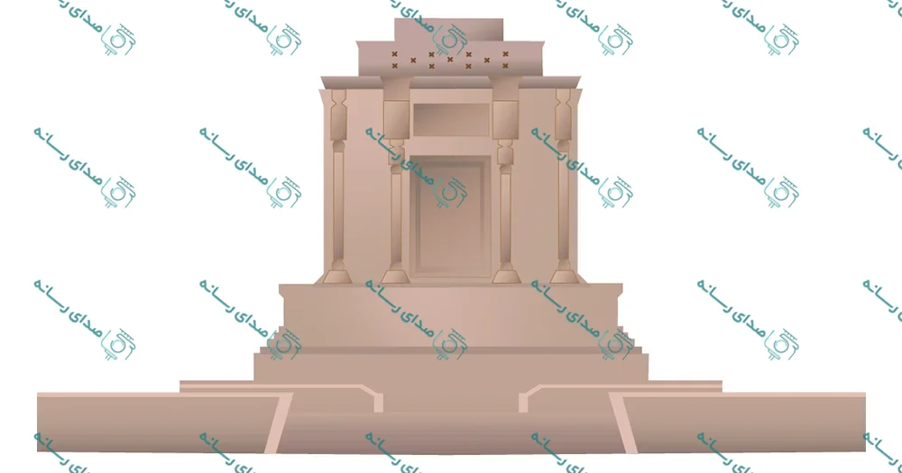 وکتور لایه باز آرامگاه فردوسی