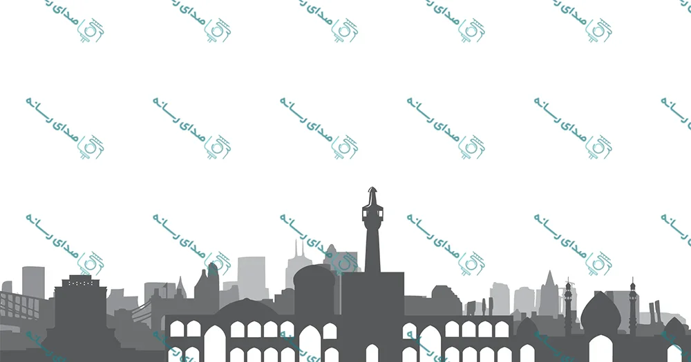 وکتور لایه باز طرح شهر مشهد